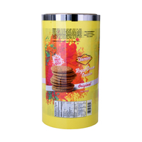 Rouleau de film plastique laminé par impression hélio automatique Feuille métallisée Emballage thermoscellé de qualité alimentaire pour collations de croustilles
