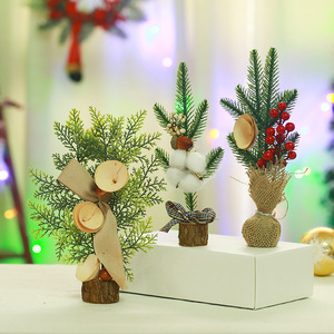 Mini Árbol de Navidad de 25 cm, Decoración de Escritorio, Adorno de Hierro para Ventana, para Escenas Festivas, Decoraciones Navideñas - Product Image 3
