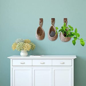 Dropshipping Boho Hemp Hanging Basket Fruit Handmade Kitchen Pantry Organizer for Fresh Produce Storage - Product Image 4