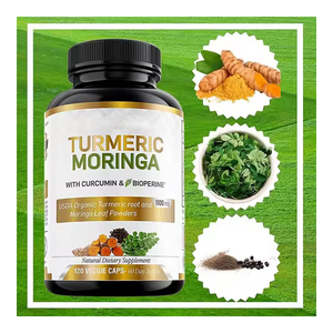 जैविक हल्दी के कैप्सूल करक्यूमिन विटामिन 1100 मिलीग्राम हल्दी पाउडर उच्च शक्ति वाले शाकाहारी कैप्सूल - Product Image 3