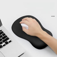 Protection de poignet ergonomique, coussinet de poignet en mousse à mémoire de forme, épaissi progressivement, antidérapant, pour souris d'ordinateur, vente en gros
