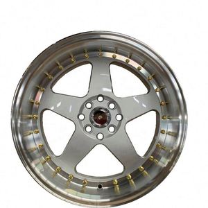 17X7.5 17X8.5 Décalés Plat Profond 5 Rayons 4 Trous 5 Trous 8 Pattes 100 105 108 112 114.3 Pcd Offre Spéciale Pas Cher Prix Chinois Roue