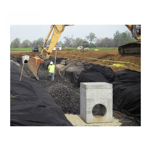 Geotextiles no tejidos de PP/PET de 600 g/m² para estanques, <span class=keywords><strong>malla</strong></span> <span class=keywords><strong>negra</strong></span>/blanca, categoría textil, tela, Shandong Geotextile - Product Image 3