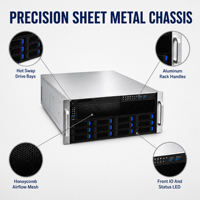 Châssis de serveur personnalisé TZR, fabrication de tôles métalliques, découpe au laser, poinçonnage, pliage, pièces de boîtier de précision, usine