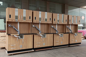 خزائن حديثة 12: 00 خزانة أسنان للعيادة الجديدة غرفة العلاج طبيب الأسنان مع حوض وخزانة أسنان خلفية بسطح الطاولة - Product Image 2