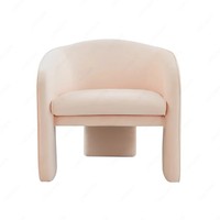 Chaise de canapé simple moderne de style italien Tissu nordique léger Design de luxe pour bureau Hôtel Réunion Utilisation de salon Meubles de maison