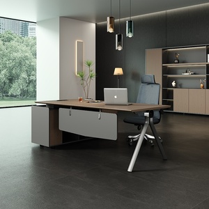 Foshan propose des conceptions de bureau sur mesure pour les gestionnaires et les patrons, y compris de nouveaux meubles de bureau pour <span class=keywords><strong>le</strong></span> bureau du directeur. - Product Image 2