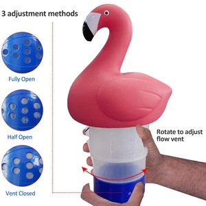 BN Accessoires de piscine Flamingo Flottant Distributeur de <span class=keywords><strong>chlore</strong></span> Flotteur Piscine Distributeur de <span class=keywords><strong>chlore</strong></span> Mangeoire <span class=keywords><strong>chlore</strong></span> t - Product Image 1
