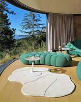 Tapis moderne fait main tufté à la main, tapis de luxe en laine sur mesure pour hôtel, villa, salon, décoration
