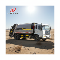 Camion compacteur de déchets Dongfeng 4*2 10CBM pour la collecte et la compression des déchets, camion d'occasion