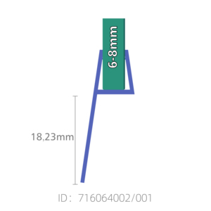 GUIDA 716064 Sello de <span class=keywords><strong>Goma</strong></span> Plástica Curvo Estilo H para <span class=keywords><strong>Mampara</strong></span> de <span class=keywords><strong>Ducha</strong></span>, Tira de Sellado para Puerta de Vidrio - Product Image 5