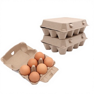 Boîtes à œufs en fibre <span class=keywords><strong>de</strong></span> canne à sucre blanche, faible MOQ, lot <span class=keywords><strong>de</strong></span> 6, pour œufs biologiques - Product Image 6