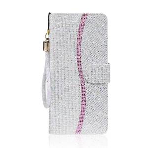 Custodia a Portafoglio in Pelle PU Glitterata con Cinturino per Samsung <span class=keywords><strong>Galaxy</strong></span> <span class=keywords><strong>A13</strong></span> 4G A04S A04 M13 5G - Product Image 1