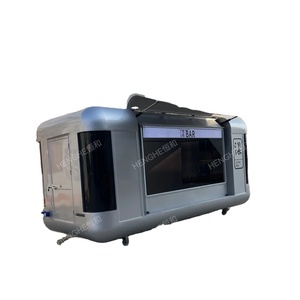 Carrito de Comida Móvil Personalizado, Remolque de Comida de Alta Visibilidad para Calles Turísticas y Centros Comerciales, Pintura Automotriz Resistente al Agua y al Calor - Product Image 1