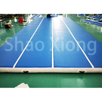 Grand tapis gonflable Airtrack de gymnastique, grands tapis de rebond gonflables à vendre