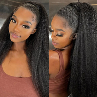 Extensiones de Cabello Humano SDD 12A, Cabello Lacio Y Rizado, 100% Cabello Humano Natural, Extensiones de Cabello Humano de 8-30 Pulgadas