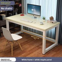 Bureau d'ordinateur personnalisé, minimaliste et moderne, en bois, pour la maison, table compacte pour ordinateur portable