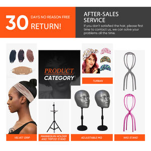 En gros Portable En Plastique DIY Chapeaux Cintre Amovible Affichage Cheveux Suspendus Perruque Stand Voyage Amical Stand Perruque Cintre - Product Image 5