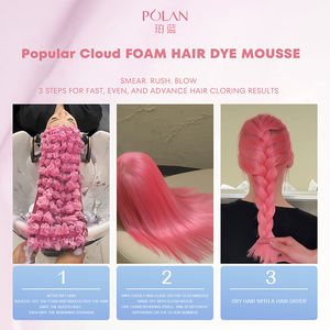 POLAN OEM/ODM 250ml Nuage Mousse <span class=keywords><strong>Cheveux</strong></span> Teinture Mousse Riche Pigments Doux <span class=keywords><strong>sur</strong></span> Le Cuir Chevelu Non Irritant Bulle Mousse <span class=keywords><strong>Cheveux</strong></span> Teinture Shampooing - Product Image 5