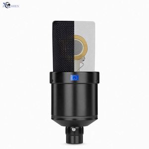 Micrófono de Condensador Cardioide de Diafragma Grande Profesional con Soporte Antivibratorio para Grabación en Estudio, Canto y Transmisión en Vivo - Product Image 1