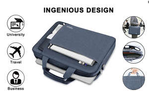 Bolsa de Transporte para Portátil Personalizada de 14, 15.6 y <span class=keywords><strong>17</strong></span> Pulgadas, Resistente a Impactos y al Agua, con Correa para el Hombro - Product Image 4