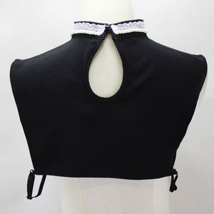 Nouveau chemisier détachable demi-chemises mode élégante femmes <span class=keywords><strong>col</strong></span> roulé ceinture dentelle plissée debout <span class=keywords><strong>faux</strong></span> <span class=keywords><strong>col</strong></span> cols - Product Image 4
