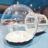 Vente chaude Tente à bulles écologique commerciale Maison gonflable en PVC avec installation facile et garantie de 3 ans pour les fêtes d'enfants