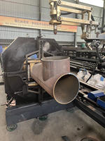 5 axes rouleau tube carré biseau rond cnc plasma machine de découpe tube rond tuyau en acier cnc plasma métal cutter