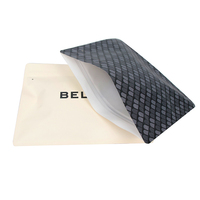 Sachet Ziplock Personnalisé en Papier Kraft Mat Beige pour Emballage de Sous-Vêtements, Sacs en Papier Refermables à Fermeture Automatique pour Vêtements