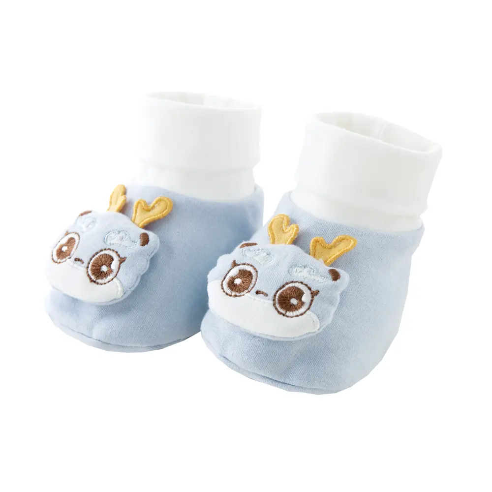 Schattige Babyschoenen Winter Warme Babyschoenen Cartoon Peuter Prewalkers 100% Katoenen Zachte Pasgeboren Wiegschoenen