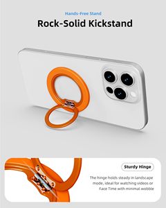 ที่วางโทรศัพท์แบบแม่เหล็กสำหรับงานหนัก, 360 °   ขาตั้งโทรศัพท์แบบหมุนได้พร้อมที่ยึดโลหะและแรงดูดสำหรับอุปกรณ์ที่มีแผ่นแม่เหล็ก - Product Image 6