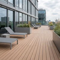Dalles de terrasse et de sol extérieures en WPC - Design moderne, écologique, imperméable, installation facile, prix bas