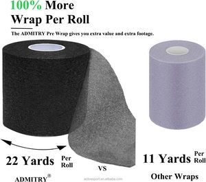 Cinta de Espuma Personalizada <span class=keywords><strong>para</strong></span> Pre-Entorchado, OEM, Venta al por Mayor, Cinta Atlética Protectora de 7cm x 27m (30yd) <span class=keywords><strong>para</strong></span> Equipos de Gimnasio - Product Image 3