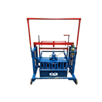 Machine à mouler les blocs creux automatiques MechPro MP2-45, petite et mobile, facile à utiliser, garantie 1 an pour la construction