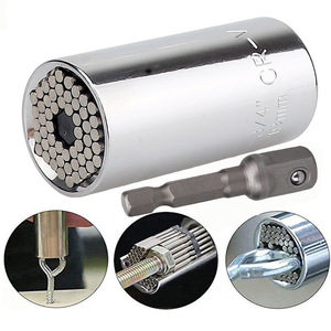 Clé à douille universelle Haihua 3/4 pouces en acier chromé, outil de réparation automobile hexagonal à bille 7-19 mm - Product Image 1