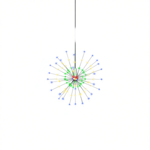 D0100HHDQBP Firecracker Christmas Lights 7.9 In Multicolor <b>Outdoor</b> Decorative LED <b>Lighting</b> With IP65 Rating - Product Image 1