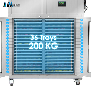 Déshydrateur alimentaire professionnel électrique industriel commercial en acier inoxydable 220V, capacité 100 kg, 36 plateaux, pour fruits - Product Image 5