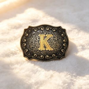 Boucle de ceinture en métal artisanale en gros, motif western cowboy, pour hommes et femmes - Product Image 1