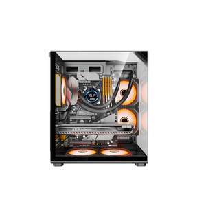 Nouveau style de boîtier PC Gamer Micro ATX avec panneaux en verre, boîtier d'ordinateur de jeu et tour moyenne pour PC de bureau - Product Image 6