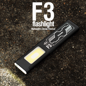 Nhỏ gọn Loại-C có thể sạc lại túi dẫn đèn pin hàng ngày thực hiện du lịch đa chế độ phẳng từ hợp kim nhôm không thấm nước - Product Image 6