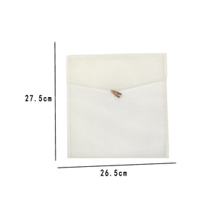 Borsa di garza con fibbia per la conservazione antipolvere di Cheongsam sciarpa di seta abbigliamento Organza Flip fibbia ad angolo per confezione regalo - Product Image 4