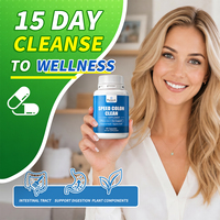 Perseek Speed Colon Clean 11-en-1 Capsules pour la Santé Intestinale Détox Naturelle du Côlon Soutien Digestif Complément Herbal Végétalien