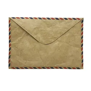 新しい防水引き裂き不可能な茶色のカスタムタイベック紙封筒