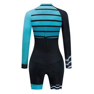 Ensemble de vêtements de cyclisme à manches longues pour équipe de triathlon et <span class=keywords><strong>VTT</strong></span> <span class=keywords><strong>combinaison</strong></span> cycliste aérodynamique <span class=keywords><strong>combinaison</strong></span> cycliste Ropa Maillot Ciclismo - Product Image 2