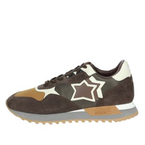 Drac-01-D04 Sneakers in vera pelle marrone scarpe da passeggio alte sportive per l'estate Casual Design della punta mocassini eleganti per la primavera - Product Image 1