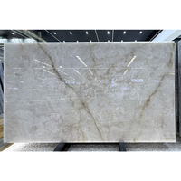 Luxe Lumière Transparent Naturel Translucide Pierre Marbre Bleu Grandes Dalles Panneau Mural Moderne pour Comptoirs De Cuisine Salon