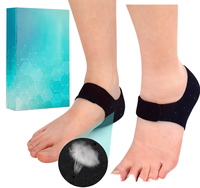 Protections de talon pour fasciite plantaire, inserts coussinets en mousse et gel de silice, talonnettes pour soulager la douleur de la tendinite d'Achille, unisexe
