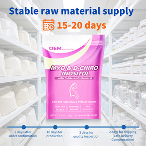 Inositol en Polvo OEM para Equilibrio Hormonal y Salud Ovárica, Almacén FBA Optimizado, Suministro Estable, Prueba COA de Terceros - Product Image 3