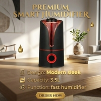Humidificateur intelligent ultrasonique pour plantes de bureau à domicile avec fonction de contrôle à distance, capacité de 5 L pour usage domestique et hôtelier