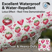 Sac à dos personnalisé en tissu Oxford imperméable, imprimé, 100 % polyester 600D enduit PU, prix usine pour l'extérieur
